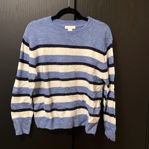 H&M blue striped sweater
